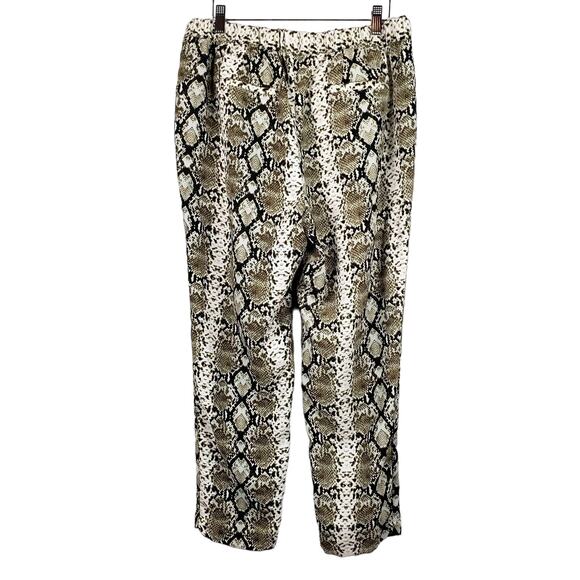 NEW! Banana Republic Snakeskin Print Pants - M - Picture 1 of 5